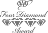 The image displays a logo with text "Four Diamond Award" and includes a design featuring four diamonds.